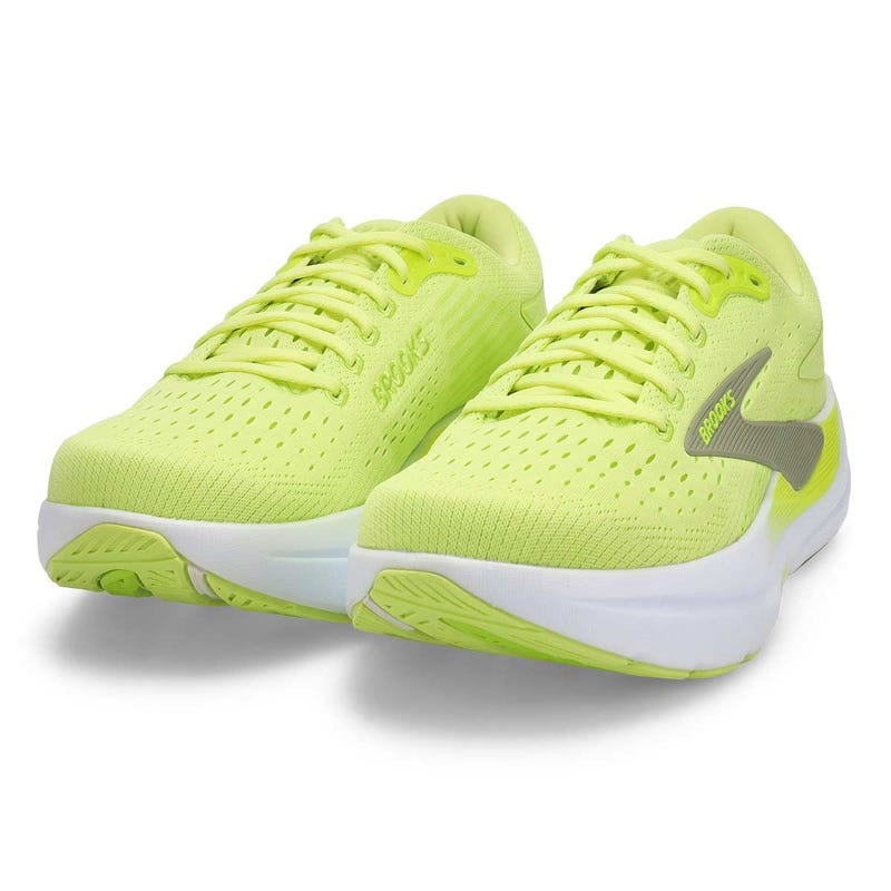Men's Ghost Max 3 Lace Up Performance Wide Sneaker - Sunny Lime/Acid Lime/Tea