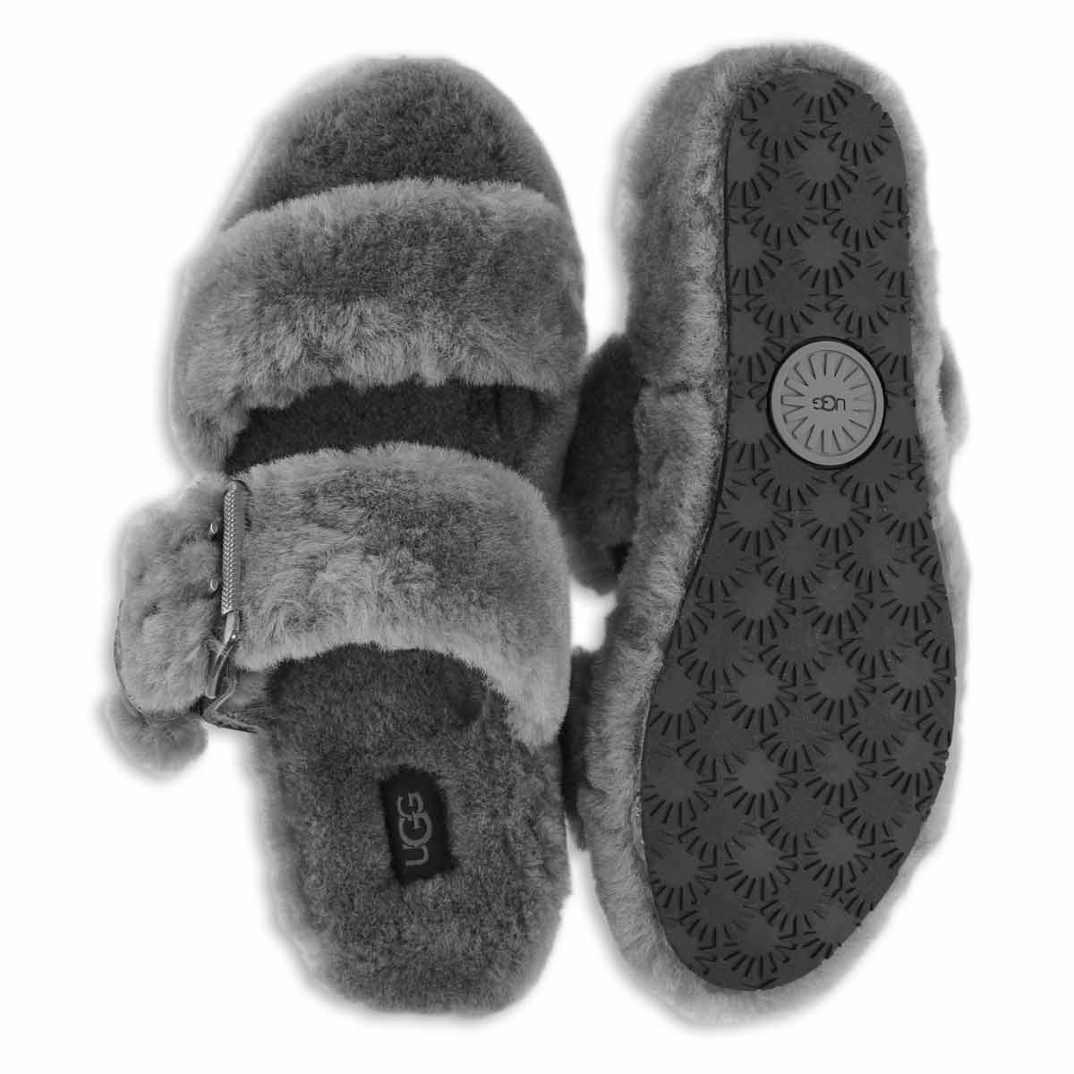 grey yeah ugg slippers