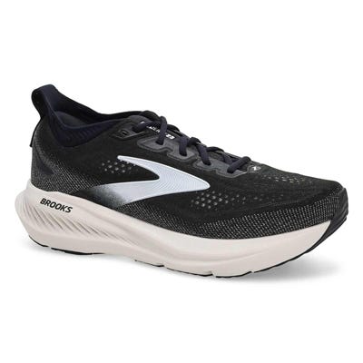 Baskets de performance à lacets GLYCERIN 23, noir/gris/blanc, hommes - LARGE