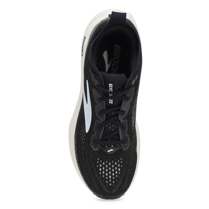 Men's Glycerin 23 Lace Up Wide Performance Sneaker - Black/Grey/White