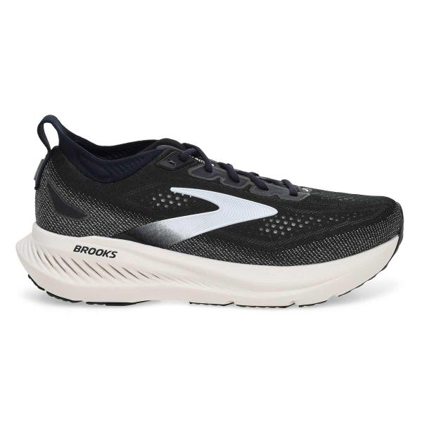 Men's Glycerin 23 Lace Up Wide Performance Sneaker - Black/Grey/White