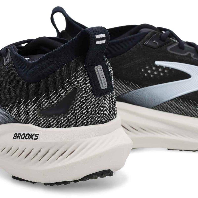 Men's Glycerin 23 Lace Up Wide Performance Sneaker - Black/Grey/White