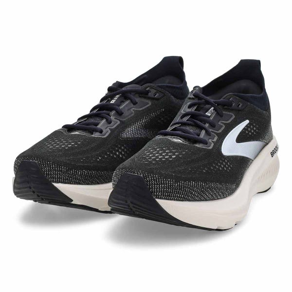 Men's Glycerin 23 Lace Up Wide Performance Sneaker - Black/Grey/White