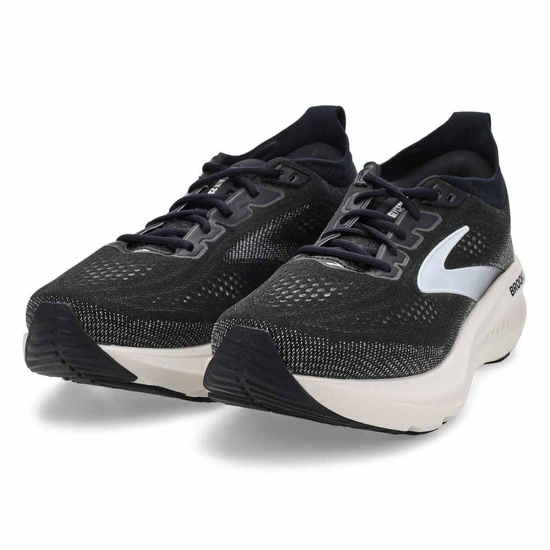 Men's Glycerin 23 Lace Up Wide Performance Sneaker - Black/Grey/White
