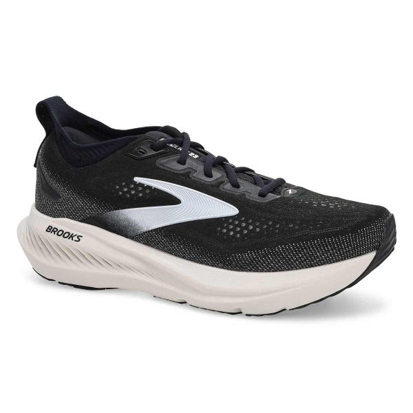 Men's Glycerin 23 Lace Up Wide Performance Sneaker - Black/Grey/White