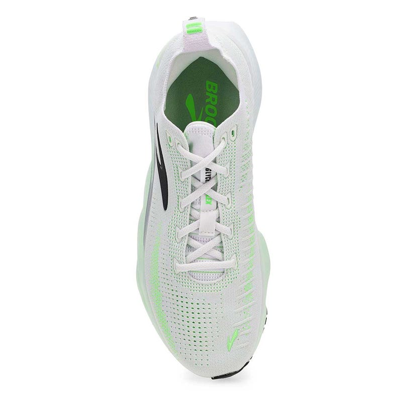 Men's Glycerin Flex Lace Up Performance Sneaker - White/Green Gecko/Phantom