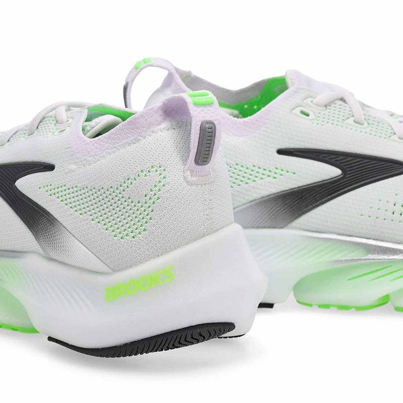 Men's Glycerin Flex Lace Up Performance Sneaker - White/Green Gecko/Phantom