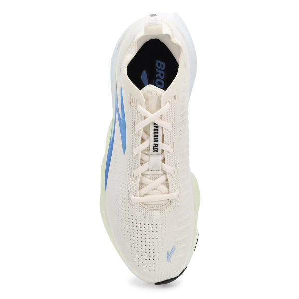 Men's Glycerin Flex Lace Up Performance Sneaker - White/Cyber Yellow/Nightlife