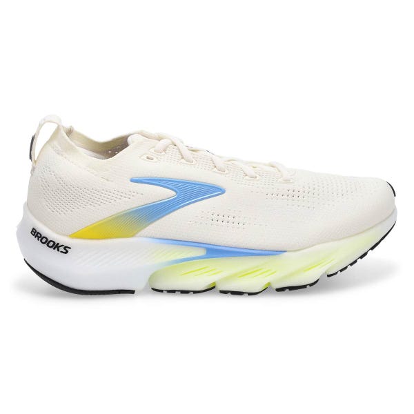 Men's Glycerin Flex Lace Up Performance Sneaker - White/Cyber Yellow/Nightlife