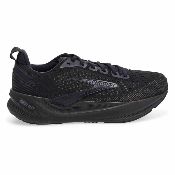 Men's Ghost Max 4 Lace-Up Running Shoe - Black/Ebony