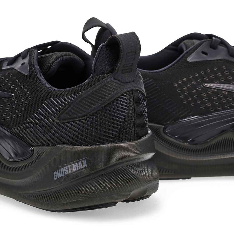 Men's Ghost Max 4 Lace-Up Running Shoe - Black/Ebony