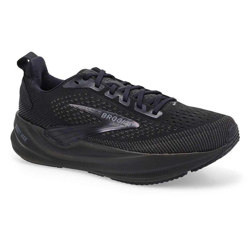 Men's Ghost Max 4 Lace-Up Running Shoe - Black/Ebony