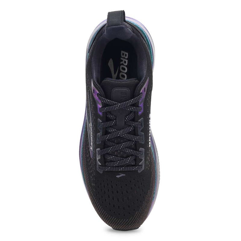 Men's Ghost Max 4 Lace Up Performance Sneaker - Black/Silver/Chameleon
