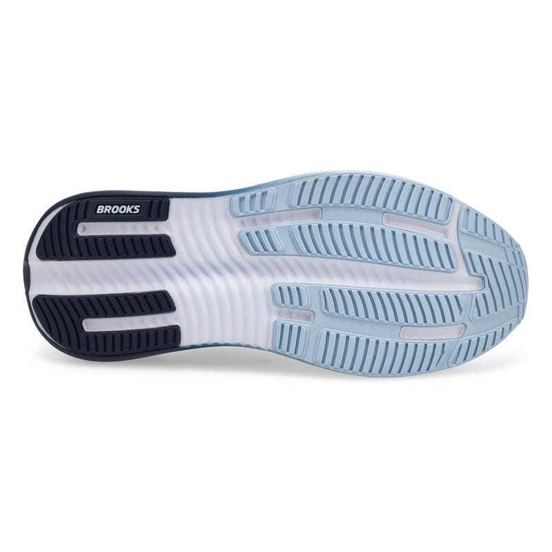 Mens Ghost Max 4 Lace-Up Performance Sneaker - White/Navy/Blue