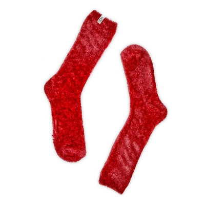 Chaussettes  LEDA COZY, rouge,fem