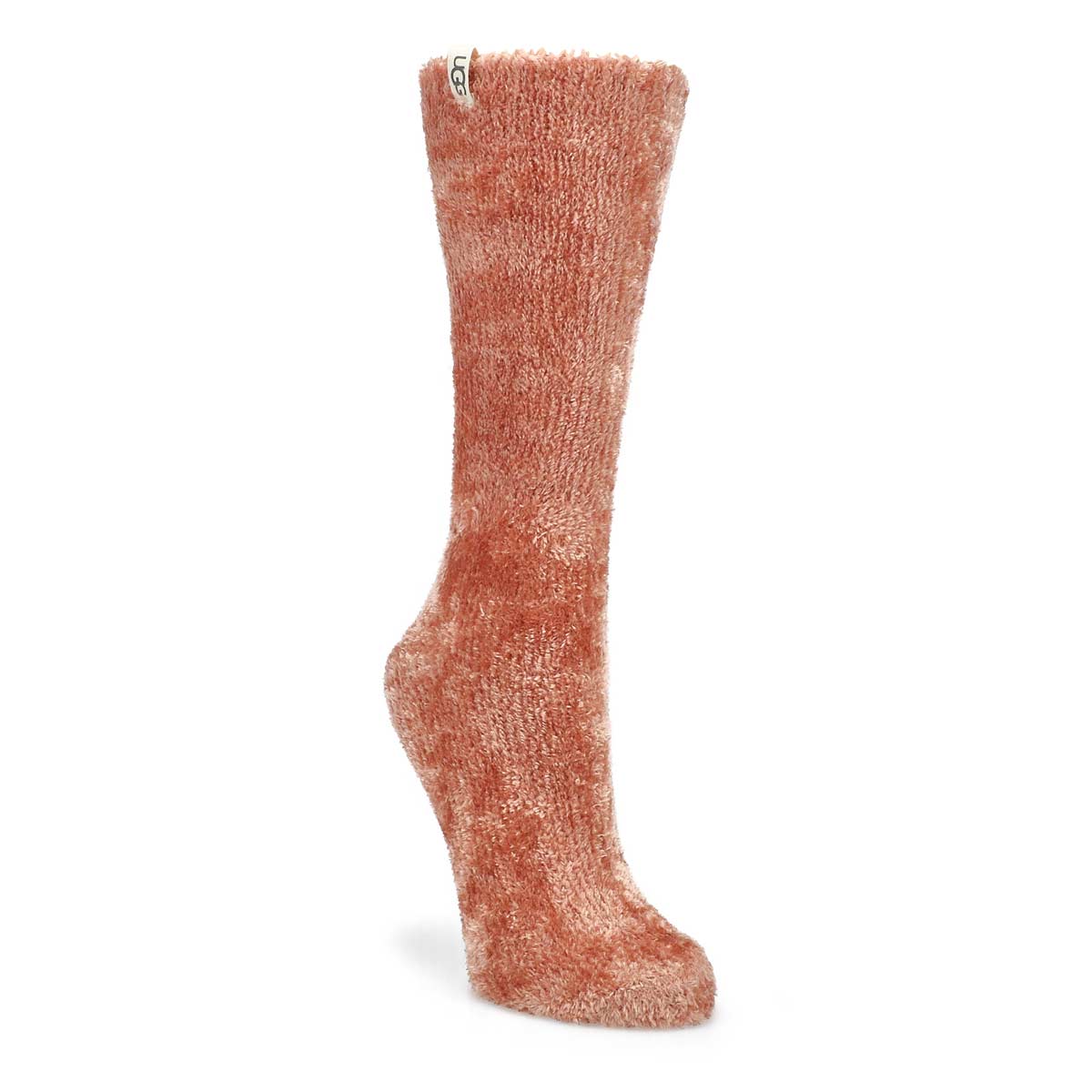 Women's Leda Cozy Crew Sock -  Desert Coral