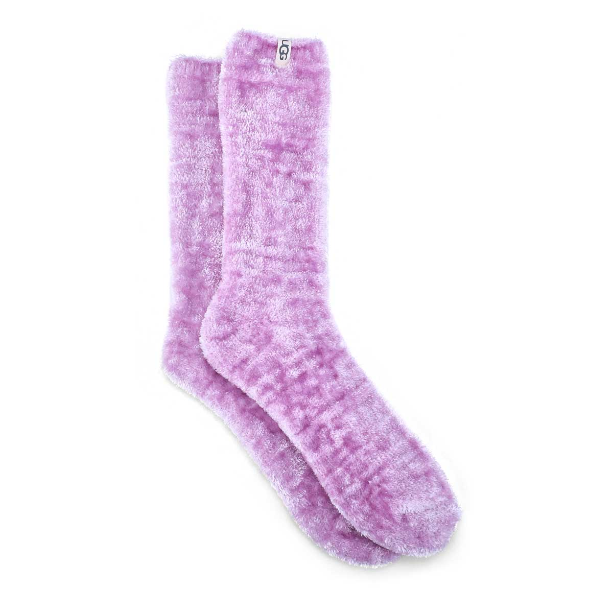 Women's Leda Cozy Crew Sock - Lilac Frost