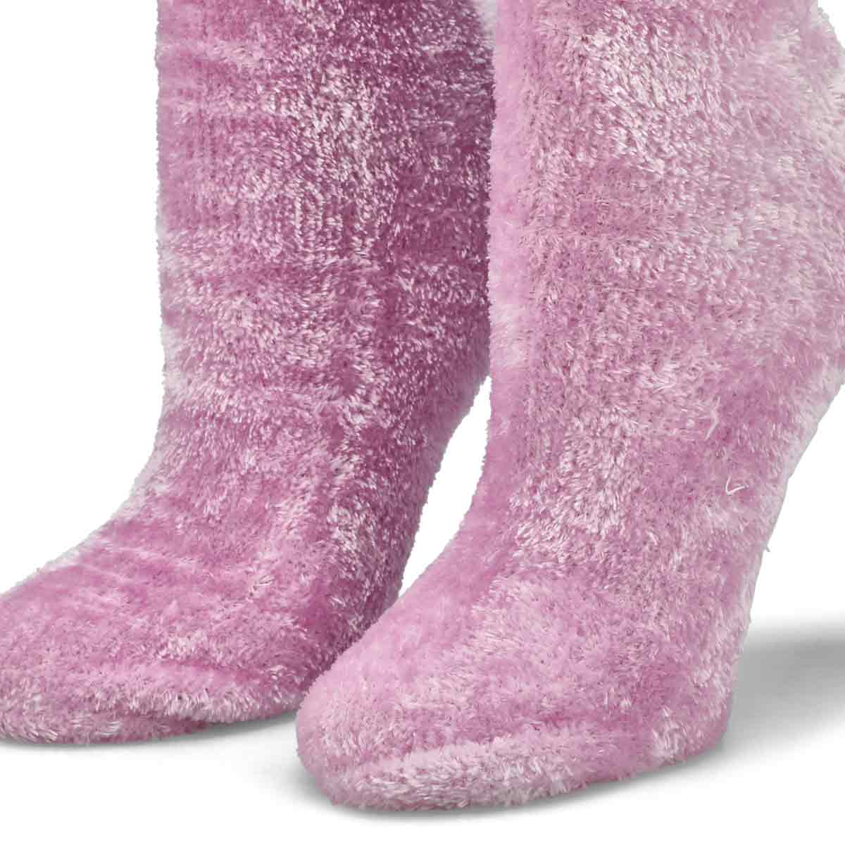 Women's Leda Cozy Crew Sock - Lilac Frost