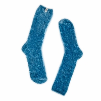 Chaussettes Leda Cozy, bleu méditerranée, fem