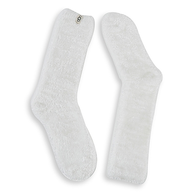 Lds Leda Cozy Crew Sock - White