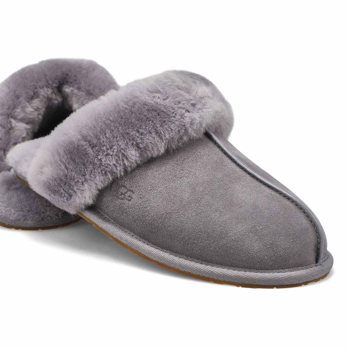 Pantoufle en mouton SCUFFETTE II, gris, femmes