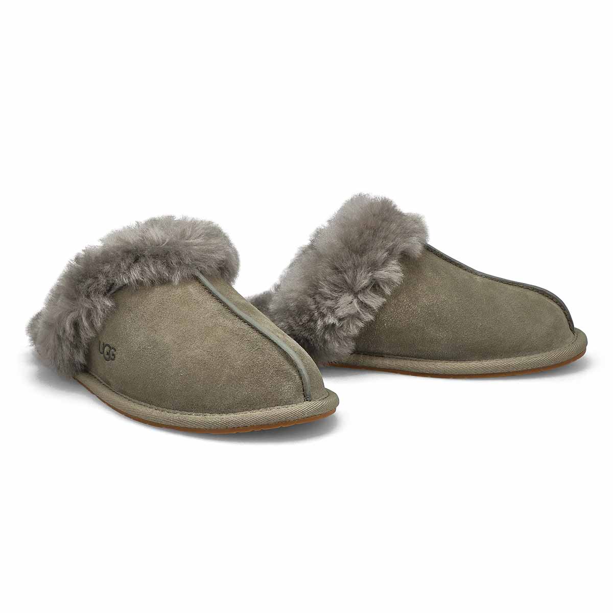 Women's Scuffette II Sheepskin Slipper - Moss Green