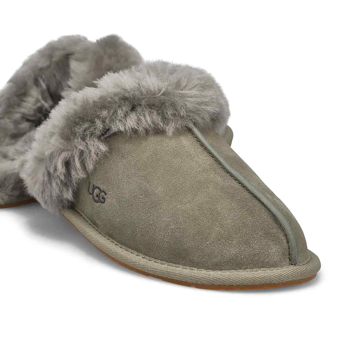 Women's Scuffette II Sheepskin Slipper - Moss Green