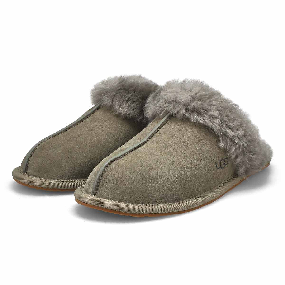 Women's Scuffette II Sheepskin Slipper - Moss Green