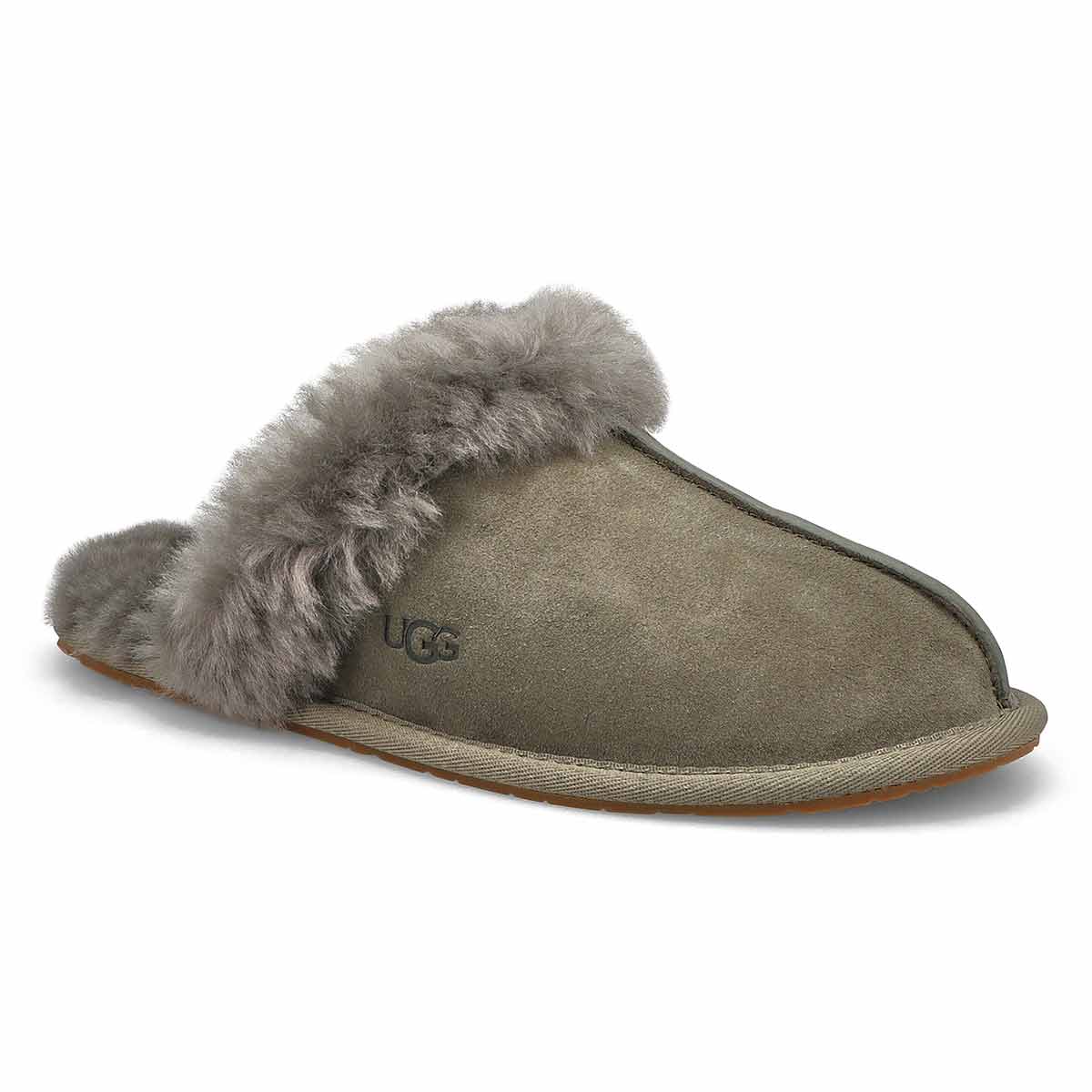 Women's Scuffette II Sheepskin Slipper - Moss Green