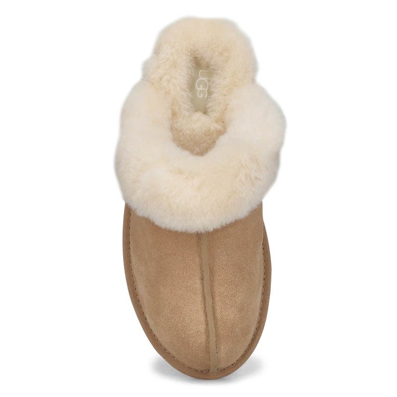 Pantoufle en peau de mouton SCUFFETTE II, sable, femmes