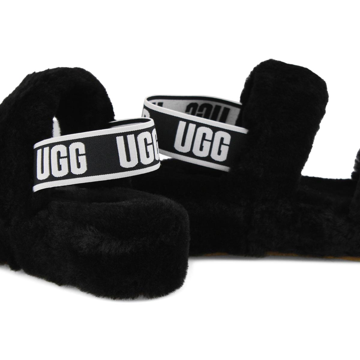 black sheepskin slippers ladies