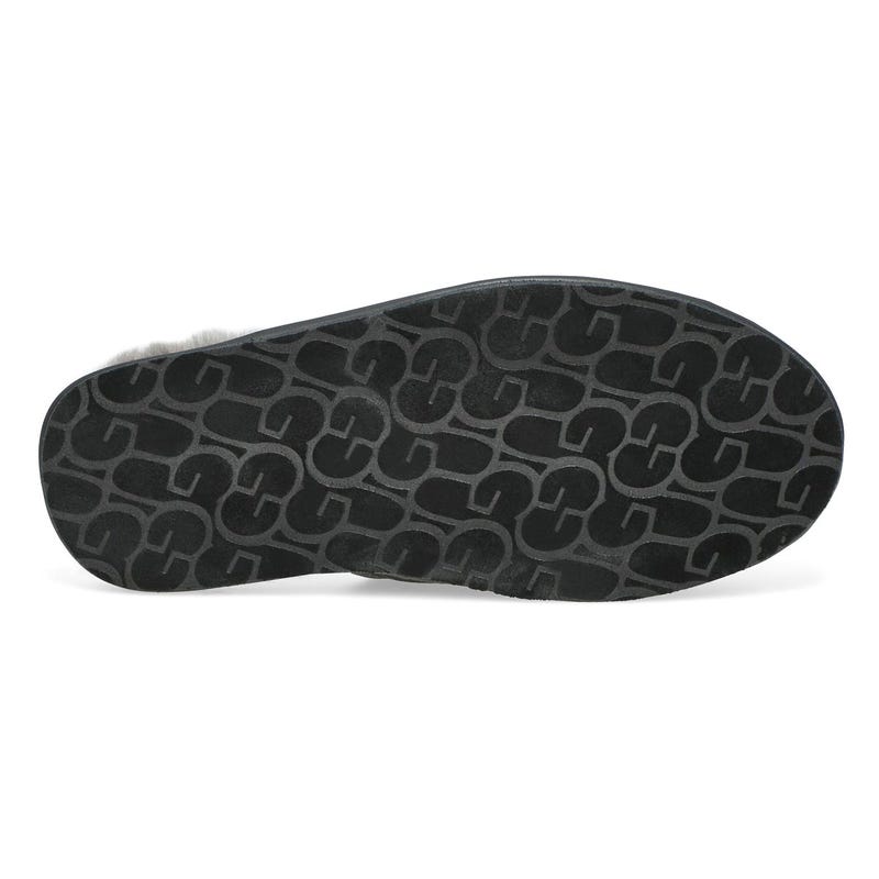 Pantoufles en cuir SCUFF, noir, hommes