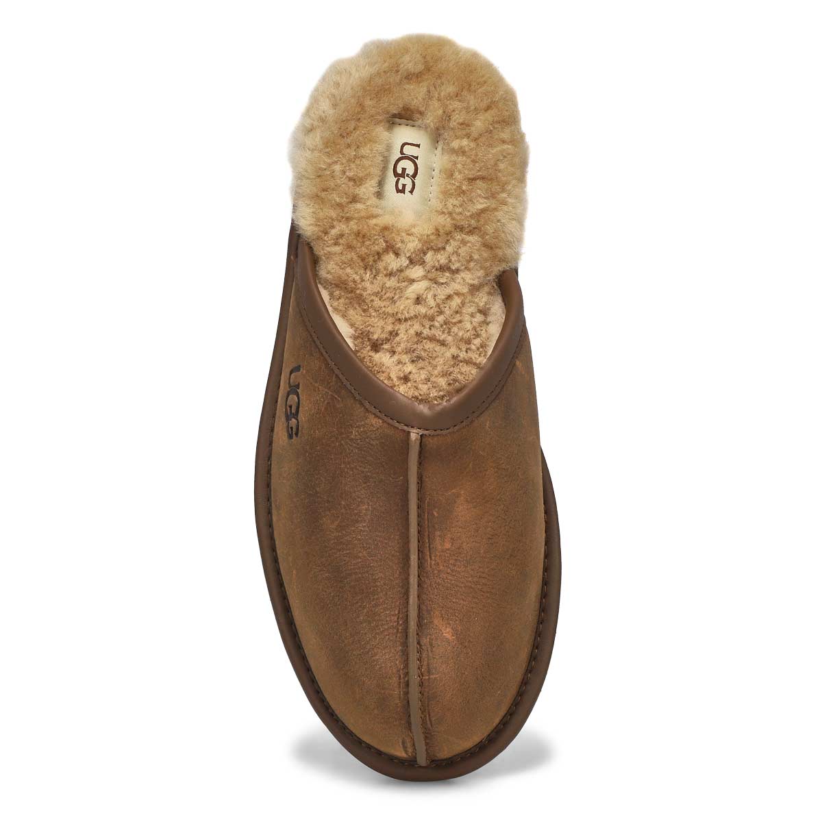 Men's Scuff Sheepskin Slipper - Tan