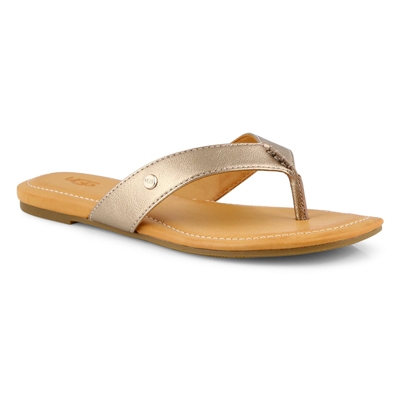 Lds Tuolumne light bronze thong sandal