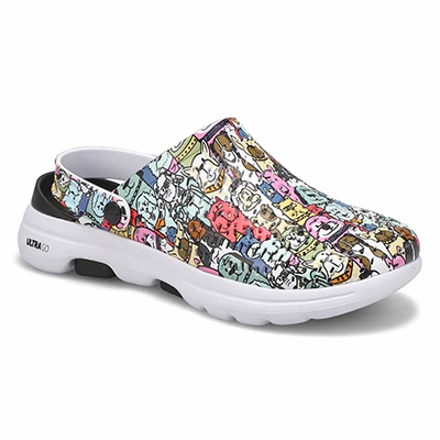 Lds Foamies GoWalk 5 Dog Lover-Blk/Multi