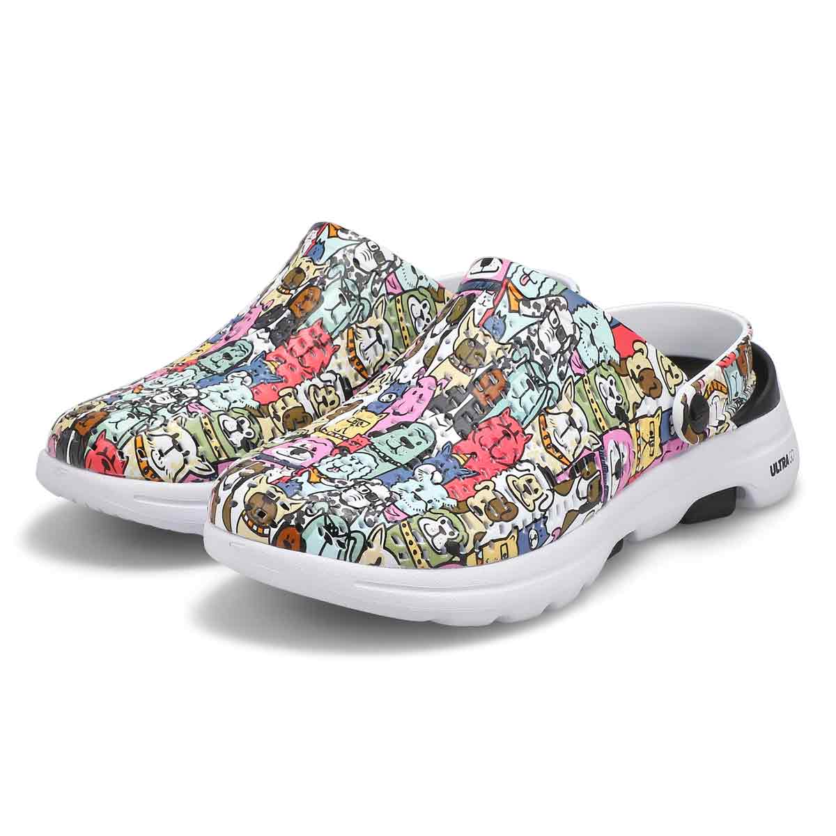 Women's Foamies GOwalk 5 Dog Lover - Black/Multi