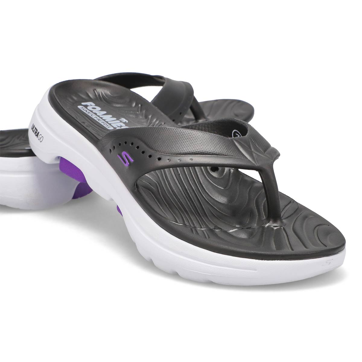 Women's GOwalk 5 Bali Thong Sandal - Black/White