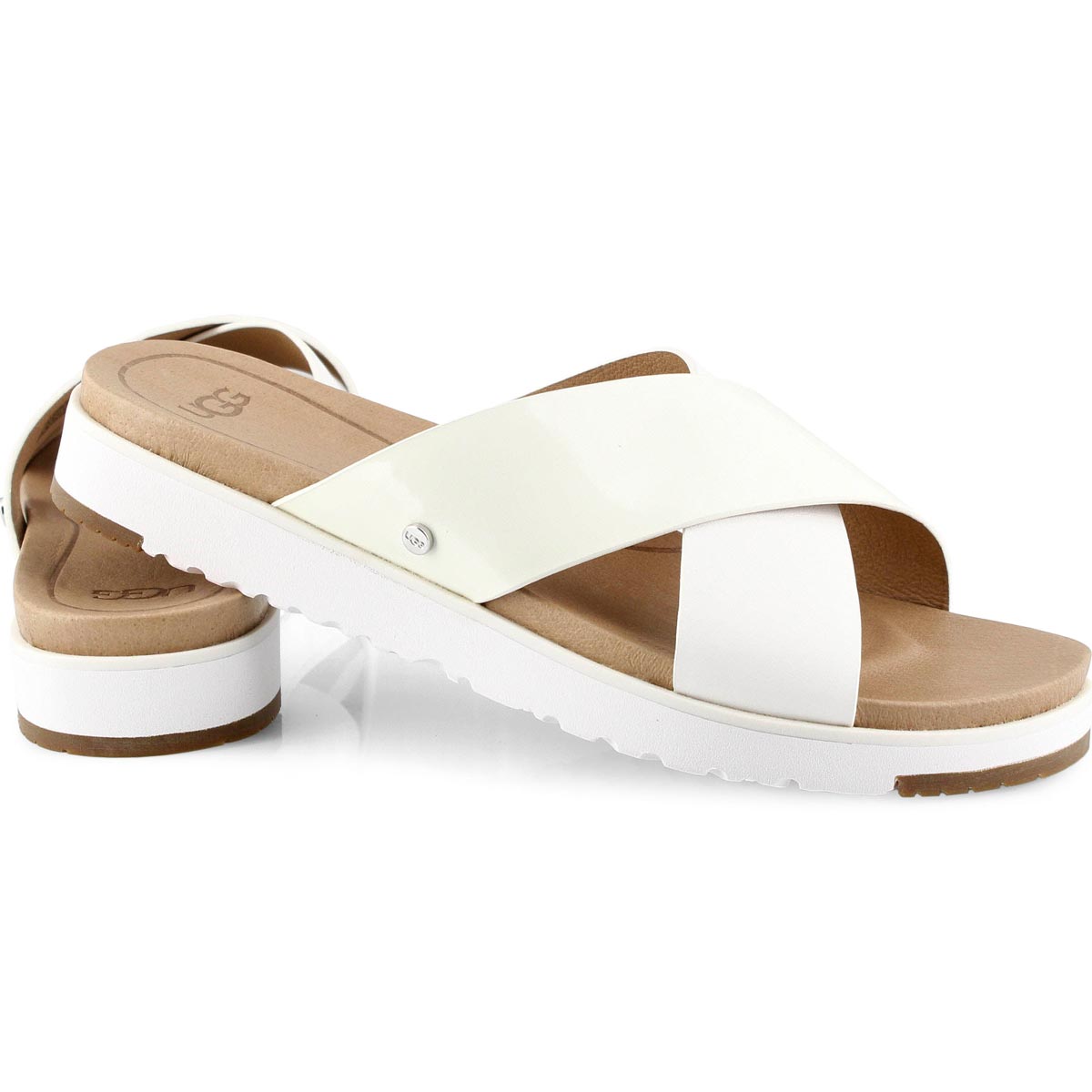 ugg tan brookside slide sandals
