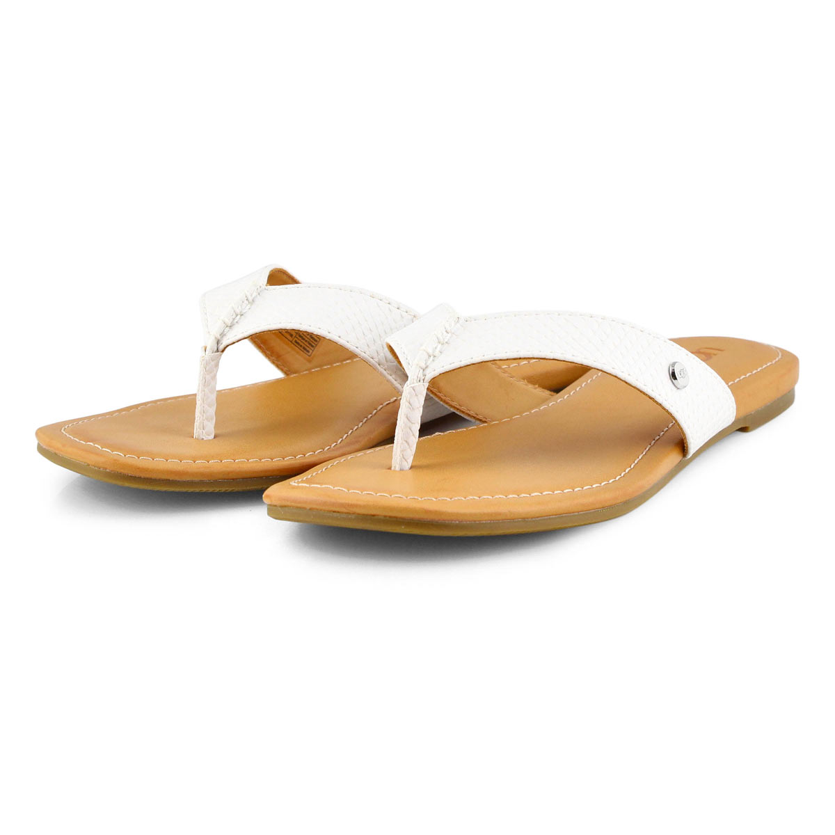 Women's TUOLUMNE white thong sandals