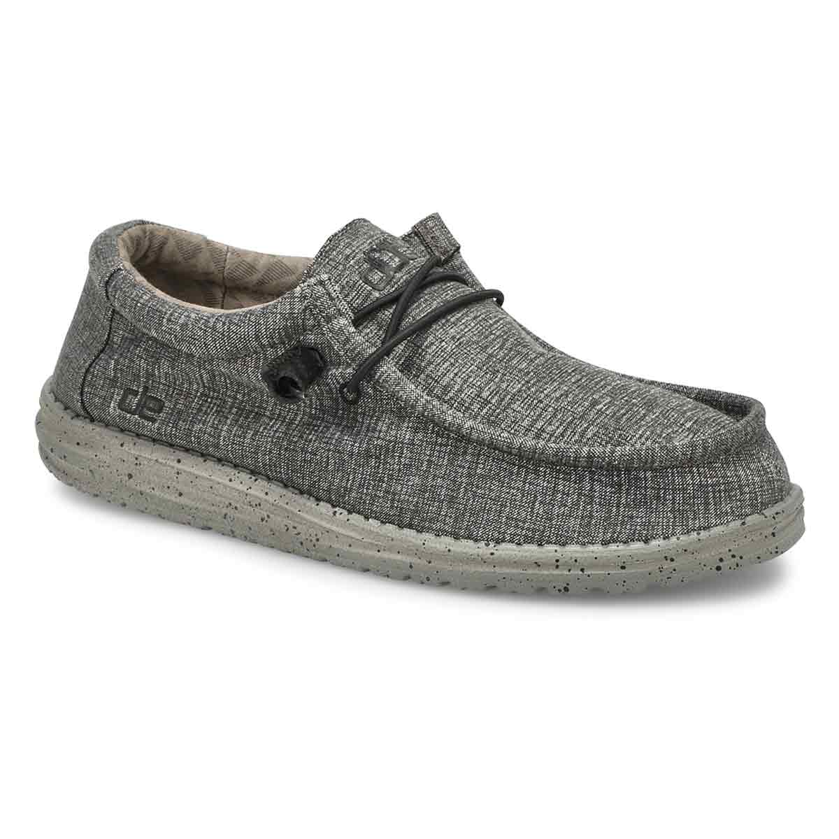 Men's Wally Stretch Casual Shoe - Steel