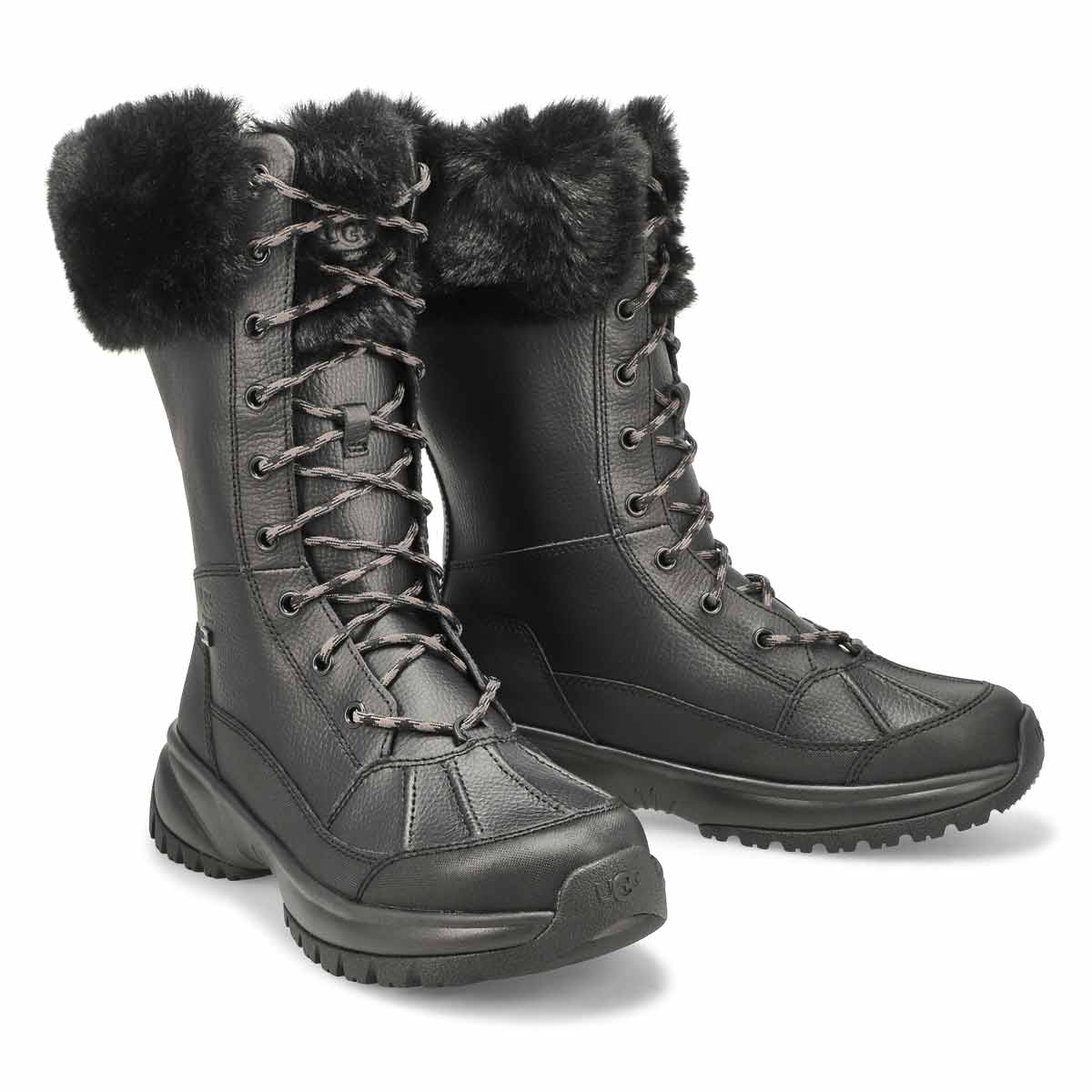 Women's Yose Tall Fluff Winter Boot - Black