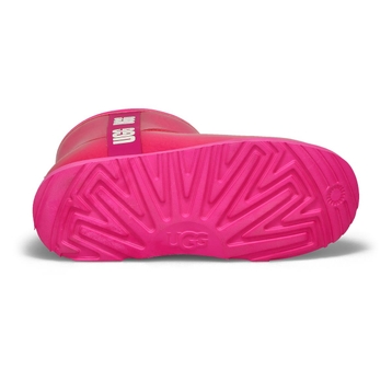 Girl's Classic Clear Mini II Fashion Boot - Rose