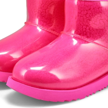Girl's Classic Clear Mini II Fashion Boot - Rose