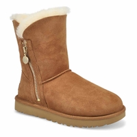 Women's Bailey Zip Short Boot - Chestnut