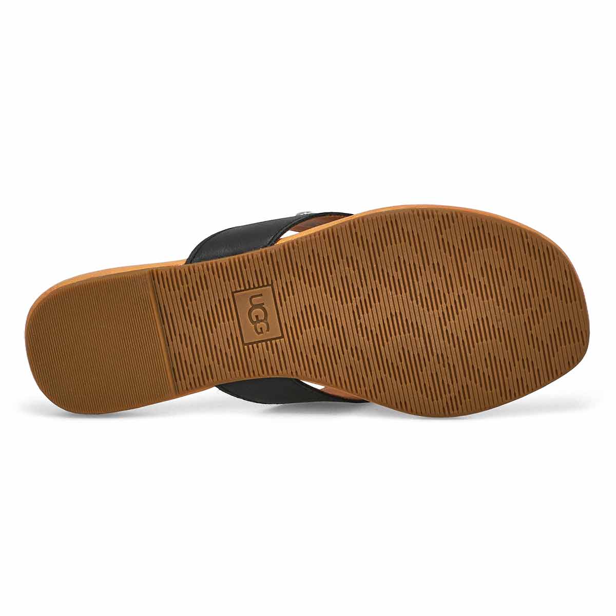 UGG Women's Tuolumne Thong Sandal - Black | SoftMoc.com