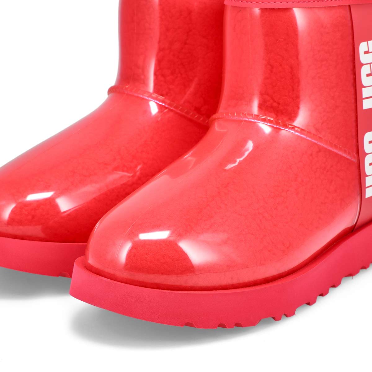 Women's Classic Clear Mini Boot - Pink