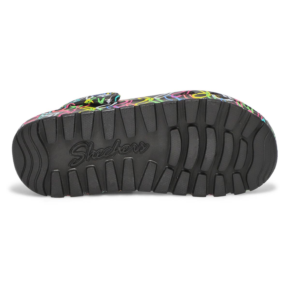 Sabot JGOLDCROWN FOOTSTEPS, noir/multi, femmes