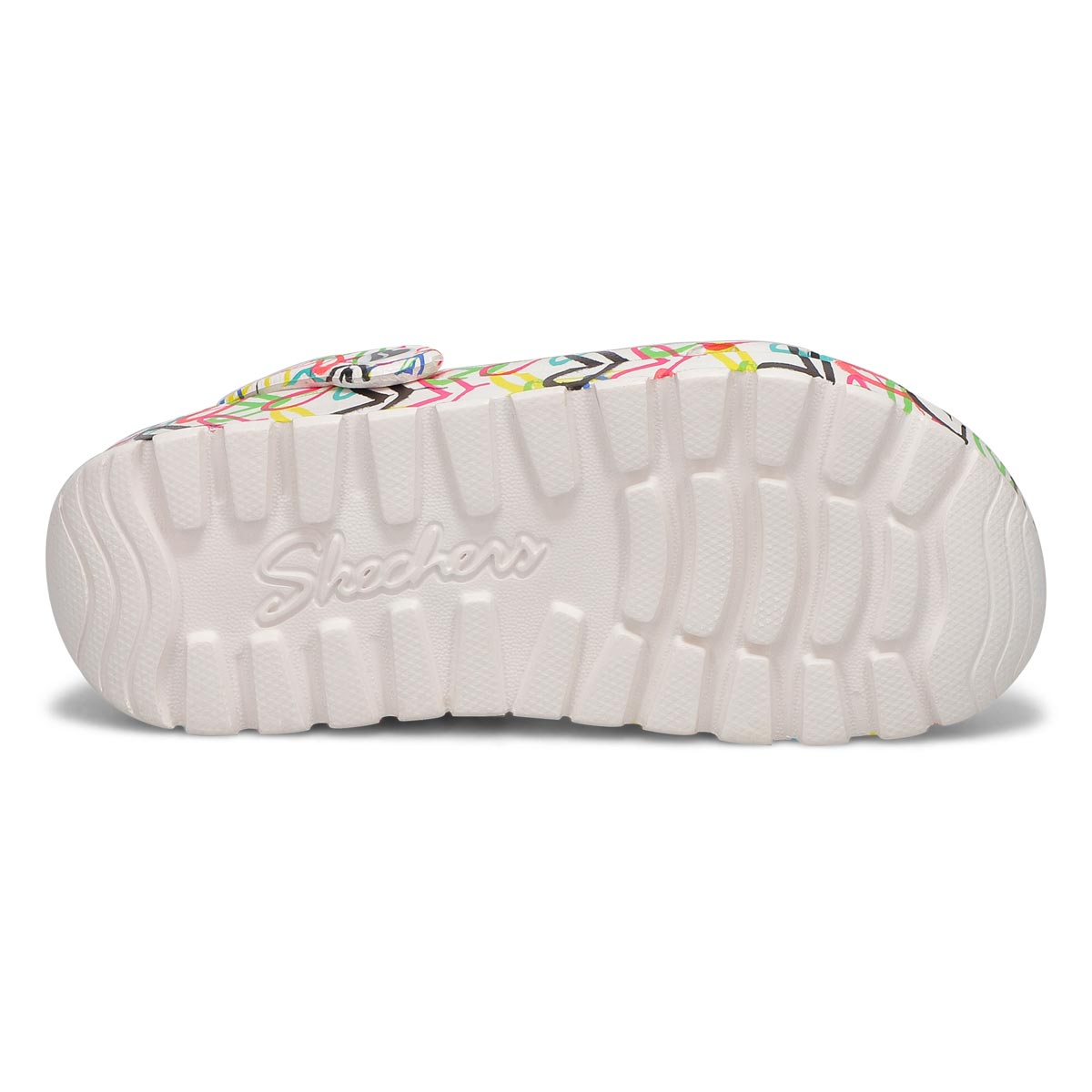 Sabot JGOLDCROWN FOOTSTEPS, blanc/multi, femmes