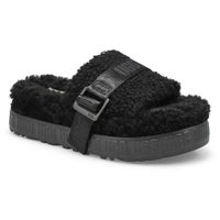 Women's Fluffita Sheepskin Slipper - Black