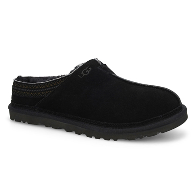 Mns Neuman Sheepskin Slipper - Black